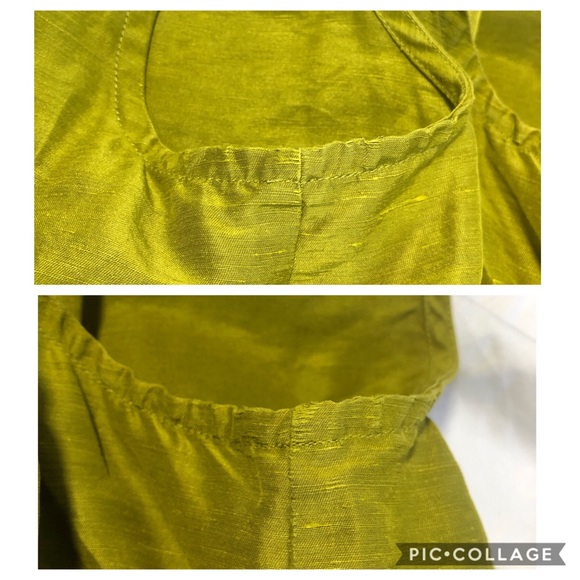 Eileen Fisher System Silk Georgette Crepe Shell - Picture 6 of 7
